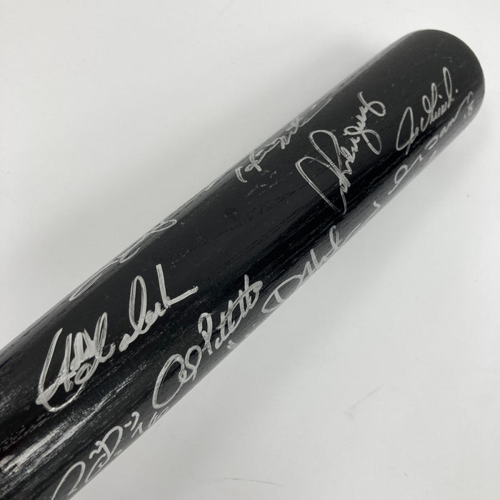 2009 New York Yankees World Series Champs Team Signed Bat Steiner COA