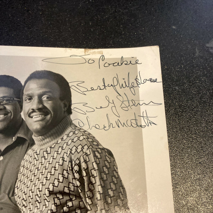 Checkmates Ltd. Band Signed Autographed Vintage Photo 5 Sigs With JSA COA