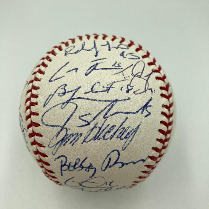 2007 Tampa Bay Devil Rays Team Signed Baseball 30 Sigs MLB Authenticated Holo