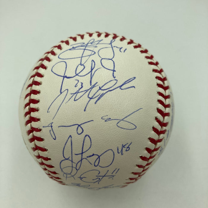 2007 Boston Red Sox World Series Champs Team Signed Baseball MLB Certified