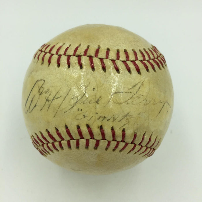 1930's Bill Terry Playing Days Single Signed Baseball With JSA COA Red Sox Auto