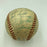 1958 Milwaukee Braves NL Champs Team Signed Baseball Hank Aaron JSA COA