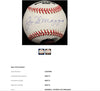 Beautiful Joe Dimaggio Signed American League Baseball PSA Graded MINT 9