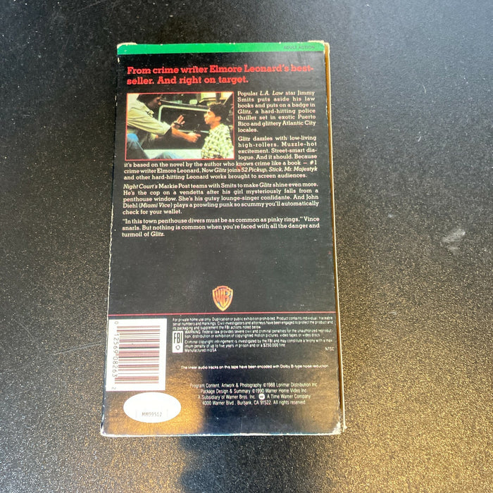 Jimmy Smits Signed Autographed Glitz Vintage VHS Movie JSA COA