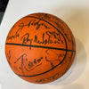 Chuck Cooper Boston Celtics HOF Legends Signed Basketball 28 Sigs PSA DNA Rare!