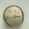 Mickey Mantle Ted Williams Mays Aaron 500 Home Run Club Signed Baseball PSA DNA