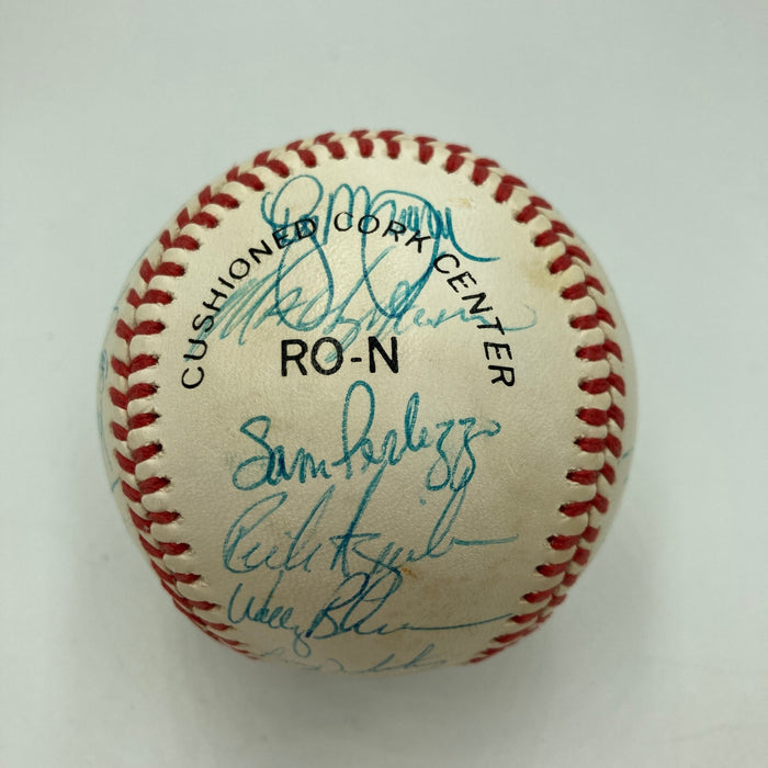 1988 New York Mets Team Signed National League Baseball 30 Sigs Gary Carter JSA
