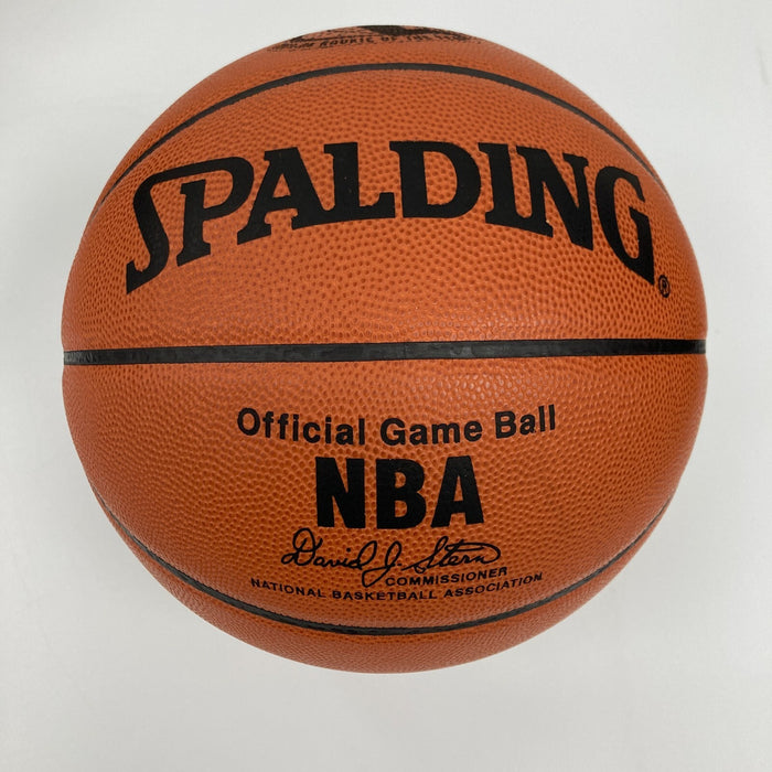 LeBron James "2004 Rookie Of The Year" Signed Basketball With UDA Upper Deck COA