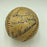 Babe Ruth, Mickey Mantle, Joe Dimaggio & Roger Maris Signed Baseball JSA COA