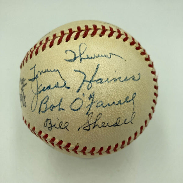 1926 St. Louis Cardinals World Series Champs Team Signed Baseball JSA COA