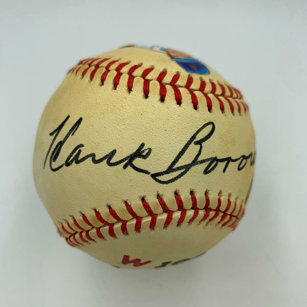 Hank Borowy 1945 Chicago Cubs Single Signed Baseball With JSA COA