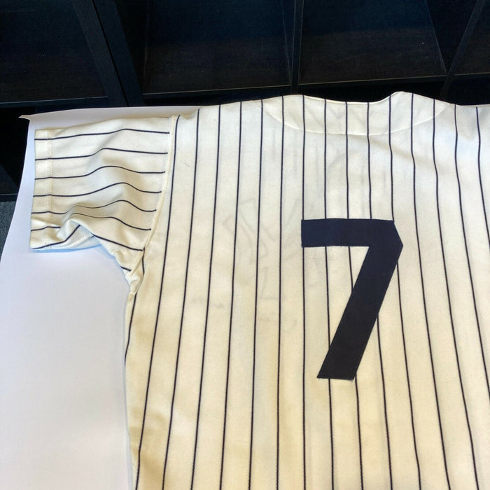 Mickey Mantle Signed Vintage 1970's New York Yankees Game Model Jersey JSA COA