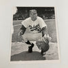 Joe Pignatano 1957 Brooklyn Dodgers Signed Spalding Game Used Catcher's Mitt JSA