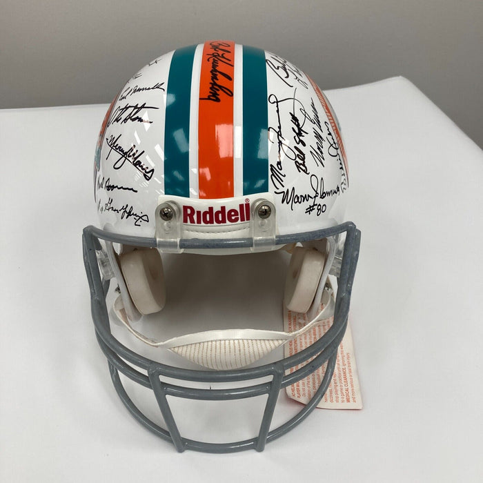 1972 Miami Dolphins Super Bowl Champs Team Signed Riddell Helmet Fanatics COA