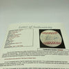 Beautiful Nolan Ryan Signed Heavily Inscribed Career STAT Baseball JSA COA