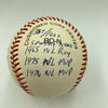 Joe Morgan Signed Heavily Inscribed Career STAT Baseball Reggie Jackson COA