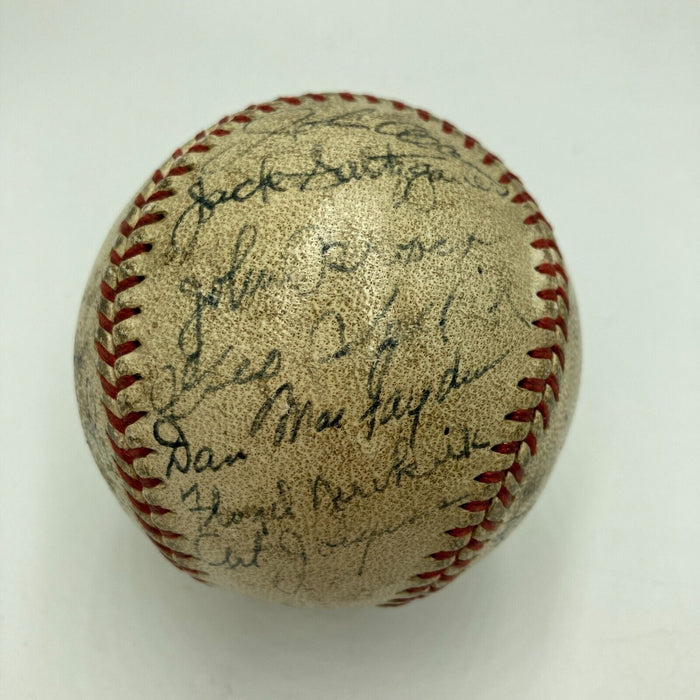 Babe Ruth & Lou Gehrig 1934 New York Yankees Team Signed Baseball JSA COA