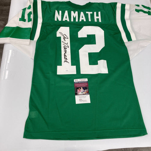 Joe Namath Signed Wilson New York Jets Vintage Jersey JSA COA