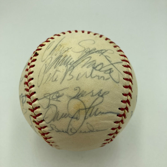 1973 All Star Game National League Team Signed Baseball 21 Sigs With Tom Seaver