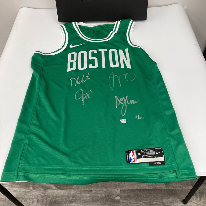 2023–24 Boston Celtics NBA Champs Team Signed Jersey Jayson Tatum Fanatics