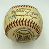 Willie Mays 1954 New York Giants World Series Champs Team Signed Baseball JSA