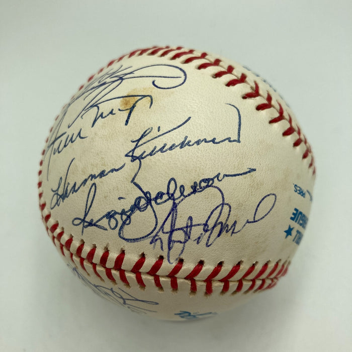 500 Home Run Signed Baseball With 21 Sigs! Mickey Mantle PSA DNA Graded 9 MINT