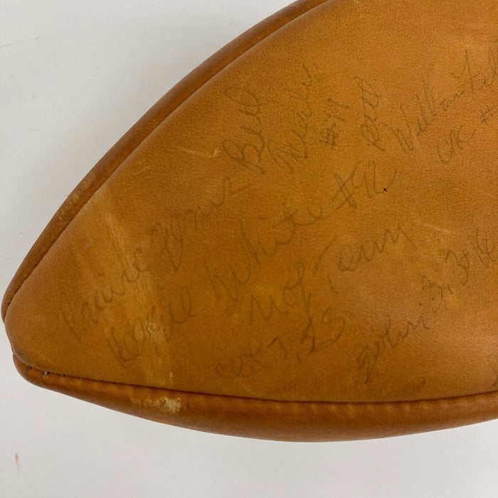 Bo Jackson & Reggie White Pre Rookie 1983 All American Team Signed Football JSA