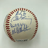 Derek Jeter Mariano Rivera Pre Rookie 1995 Columbus Clippers Signed Baseball JSA