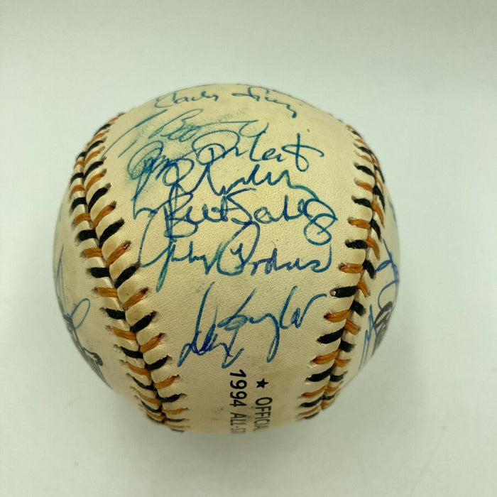 1994 All Star Game National League Team Signed Baseball Barry Bonds PSA DNA COA