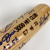 Beautiful 3,000 Hit Club Multi Signed Baseball Bat With Hit Totals JSA COA
