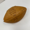 1963 University Of Texas Longhorns NCAA Champions Team Signed Football JSA COA