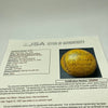 Jim Thorpe 1933 Ben Harjo's All-Indian Baseball Club Team Signed Baseball JSA