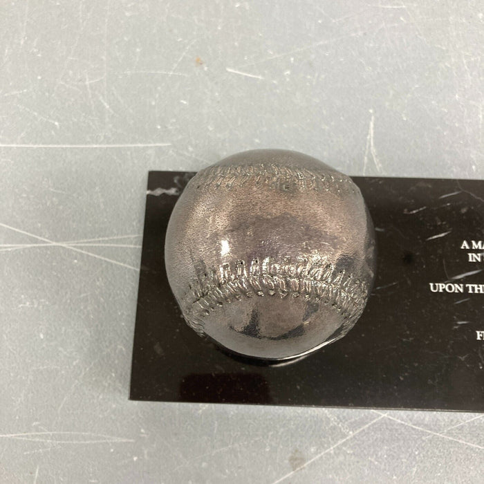 Ernie Johnson Original 2001 Atlanta Braves Hall Of Fame Induction Trophy