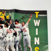 1991 Minnesota Twins World Series Champs Signed Sports Illustrated Magazine JSA