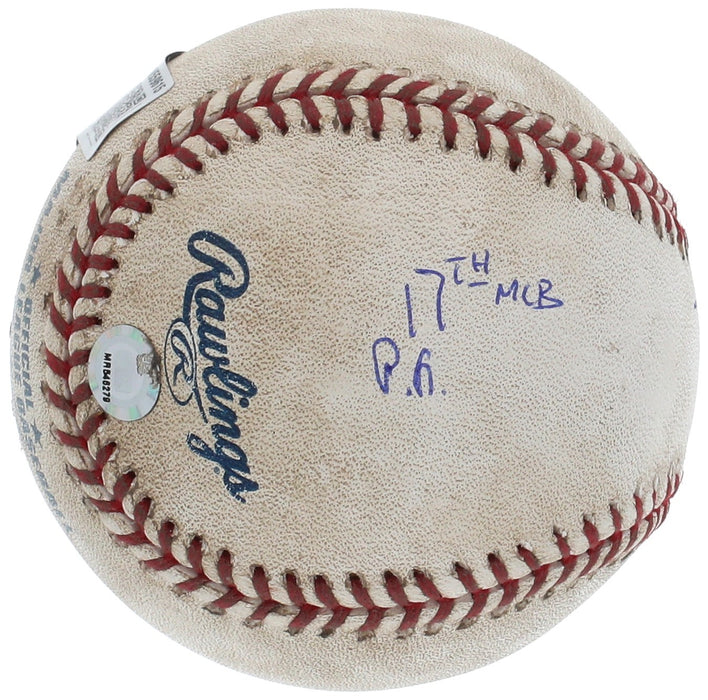 Historic Randy Johnson 2004 Perfect Game Signed Inscribed Game Used Baseball BAS