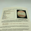 1967 Boston Red Sox AL Champs Team Signed American League Baseball JSA