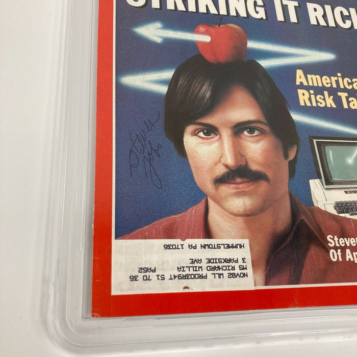 Steve Jobs Signed 1982 Time Magazine PSA DNA Graded 9 MINT Apple