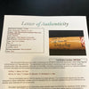 1961 New York Yankees World Series Champs Team Signed Bat 30 Sigs With JSA COA