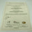 1991 Upper Deck "Heroes Of Baseball" Game HOF Multi Signed Baseball JSA COA