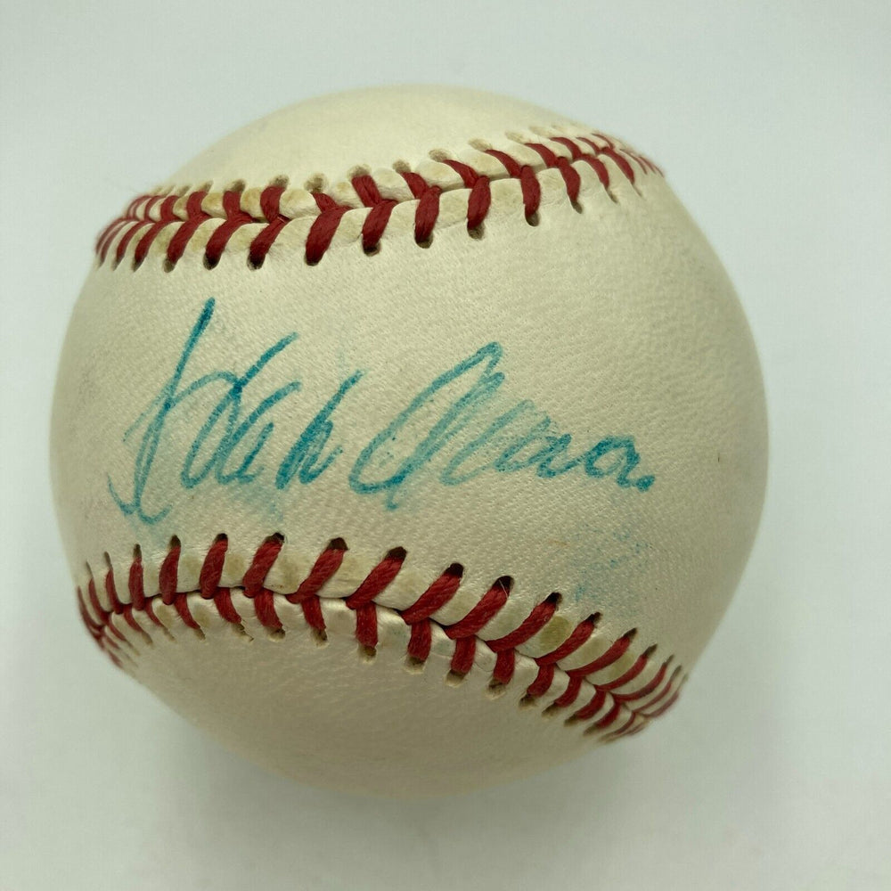 Hank Aaron 1970's Signed Official League Baseball PSA DNA COA