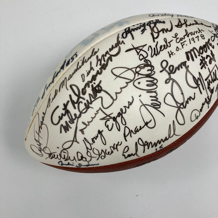 Johnny Unitas Baltimore Colts HOF Legends Signed Football 40+ Sigs JSA COA