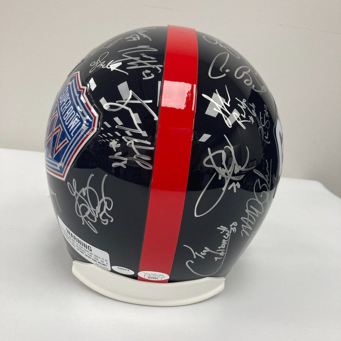 1987 & 1991 New York Giants Super Bowl Champs Team Signed Helmet JSA COA