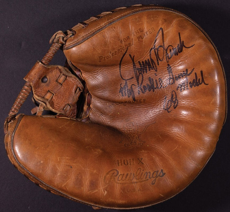 Johnny Bench Signed 1968 Rookie Game Issued Catcher's Mitt Gove JSA COA