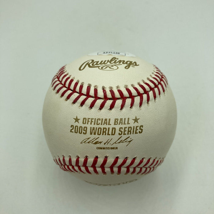 Mariano Rivera Signed Official 2009 World Series Baseball JSA COA