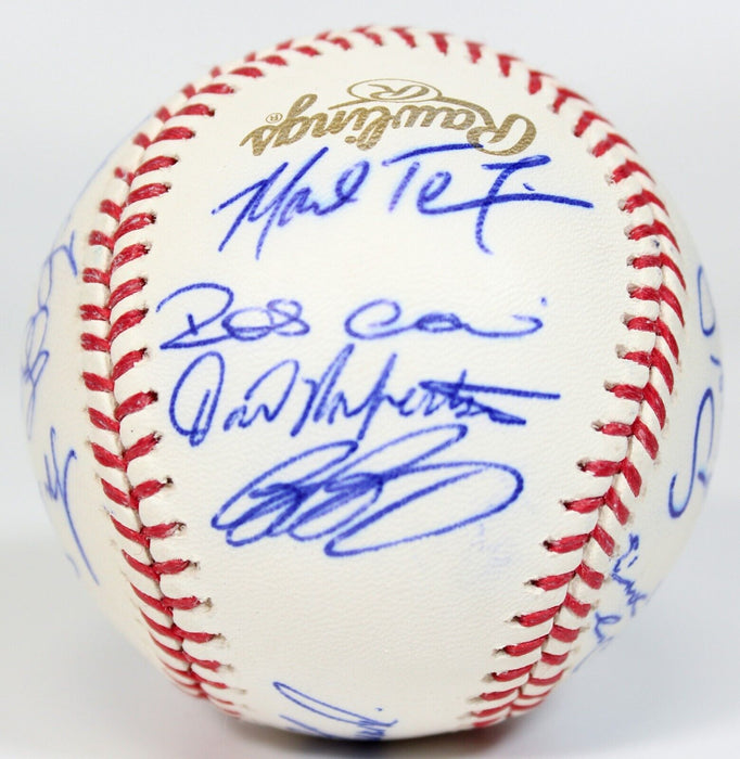 2009 New York Yankees Team Signed World Series Baseball Derek Jeter JSA COA