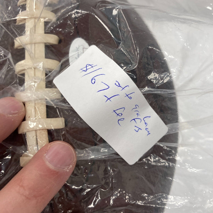 Ace Parker HOF 1972 Full Name Signed Wilson NFL Game Football JSA COA