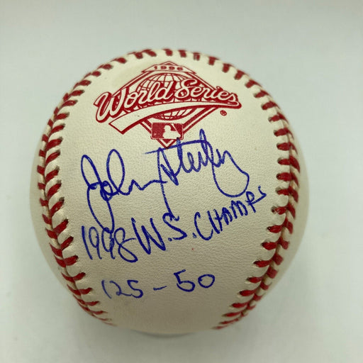 John Sterling 1998 W.S. Champs 125-50 Signed World Series Baseball JSA #MM99824