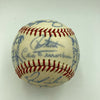 1969 Chicago Cubs Team Signed Vintage National League Baseball Ernie Banks JSA