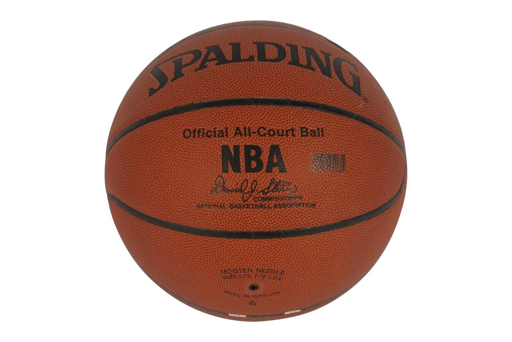 Lebron James Pre Rookie 2003 High School Era Single Signed Basketball PSA DNA