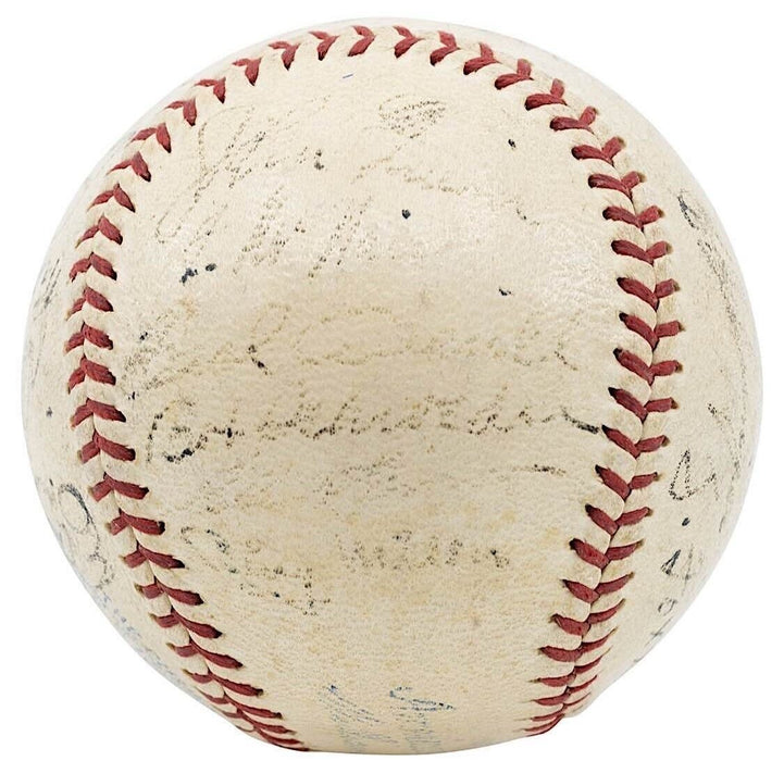 Babe Ruth & Lou Gehrig 1934 Tour Of Japan Team Signed Baseball With Beckett COA